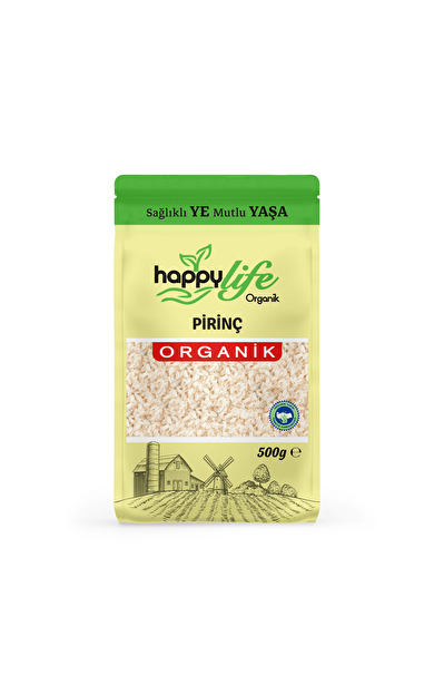 Happylife Organik Pirinç 500 Gr